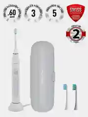 Белый электрическая зубная щетка Polaris PETB 0503, с 3 насадками, 600 мАч