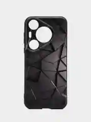 Тёмно-серый чехол для Huawei Pura 70 Pro с принтом, с рисунком (Хуавей 70 Про)