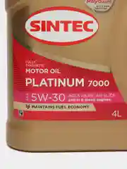 SINTEC platinum 7000 api sl, acea A5/B5 5W-30 Масло моторное, Синтетическое, 4 л