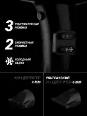 Фен для волос Polaris PHD 2099ACi Argan Therapy PRO, профессиональный, 2000 Вт