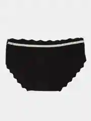 Черный женские бесшовные трусы