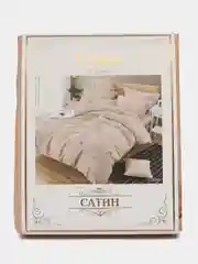 Бежевый комплект постельного белья