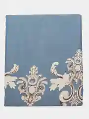 Синий комплект постельного белья