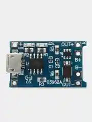 5 штук/10 штук MICRO-USB Модуль зарядки для литиевых АКБ TP4056 с защитой контроллер 18650