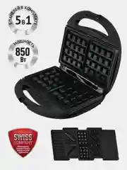 Мультипекарь Polaris PST 0805, 5в1, антипригарное покрытие, 850 Вт