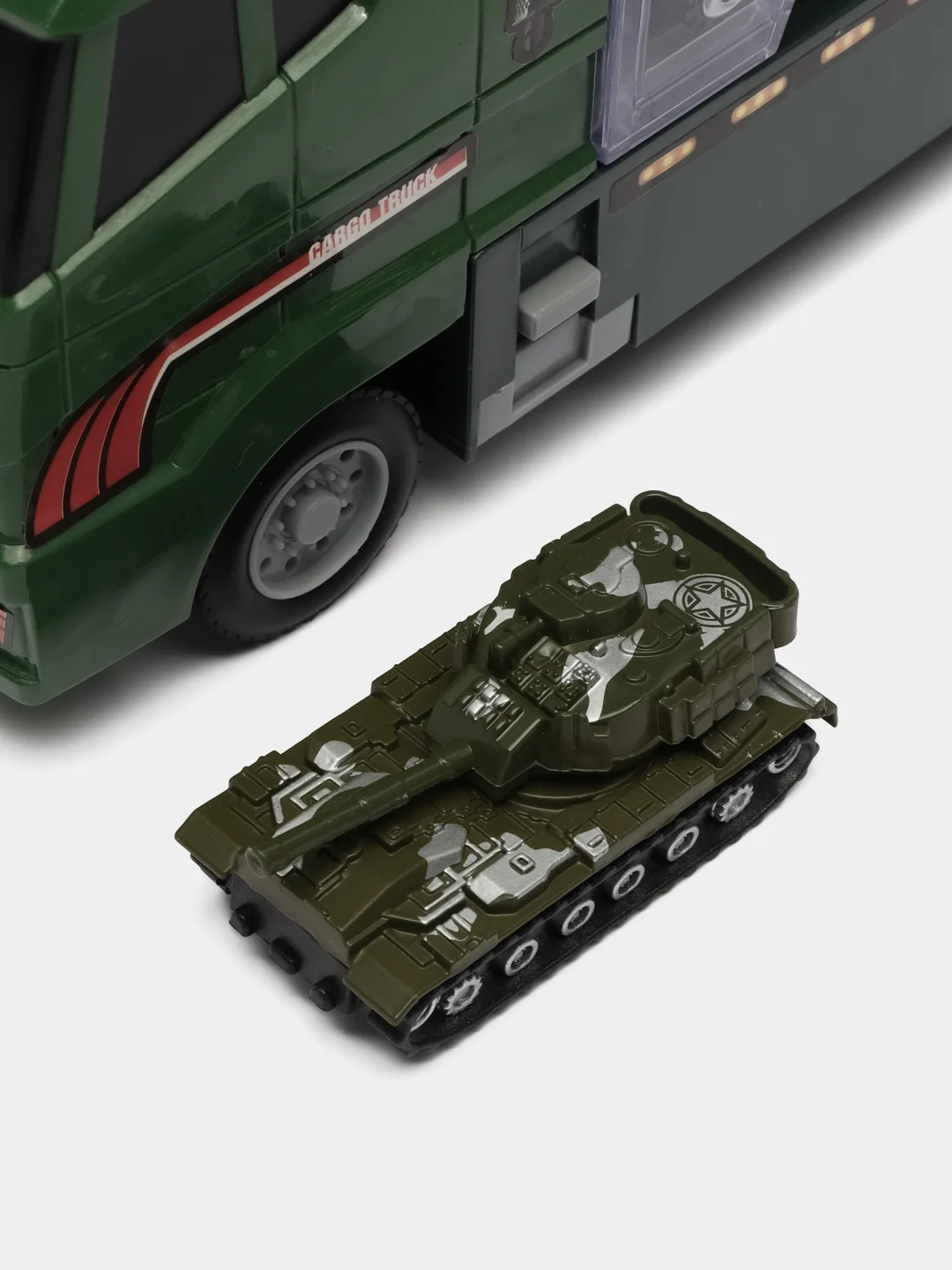 Зеленый набор машина спецтехники/ пожарная машина/ военная техника