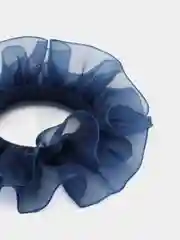 Индиго бант школьный на резинке белый,комплект из двух штук