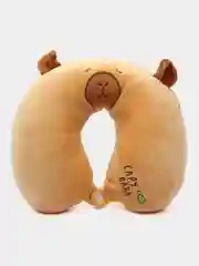 Бежевый подушка дорожная Capy Bara(Пикачу, Кошка ,Медведь, Заяц)