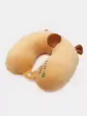 Бежевый подушка дорожная Capy Bara(Пикачу, Кошка ,Медведь, Заяц)