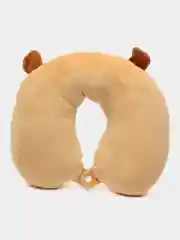 Бежевый подушка дорожная Capy Bara(Пикачу, Кошка ,Медведь, Заяц)