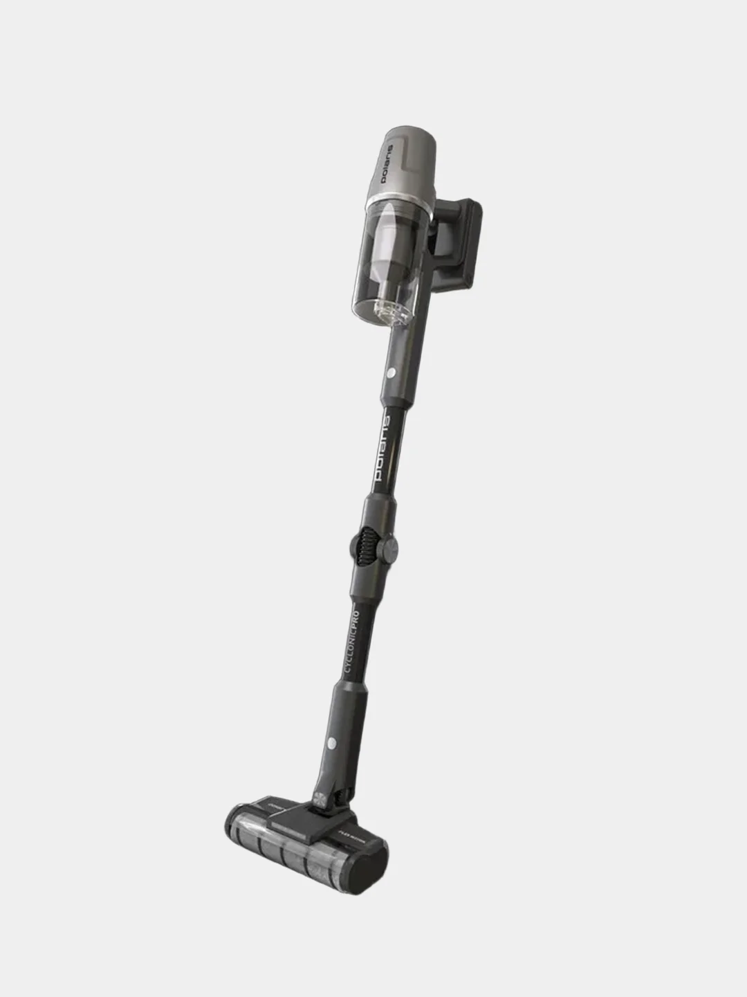 Серый пылесос Polaris PVCS 4050 CyclonicPRO, вертикальный, беспроводной, 500 Вт