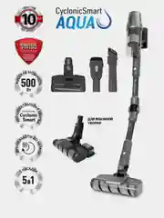 Серый пылесос Polaris PVCS 4050 CyclonicPRO, вертикальный, беспроводной, 500 Вт