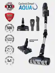 Синий пылесос Polaris PVCS 4050 CyclonicPRO, вертикальный, беспроводной, 500 Вт