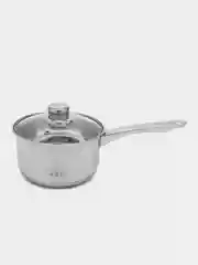 Ковш Ardi Kuche AR-210 из нержавеющей стали 1,9 л. со стеклянной крышкой