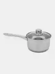 Ковш Ardi Kuche AR-210 из нержавеющей стали 1,9 л. со стеклянной крышкой