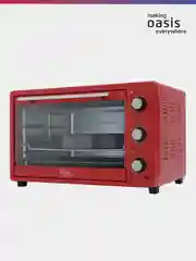 Красный мини-печь "making Oasis everywhere" M-S45R