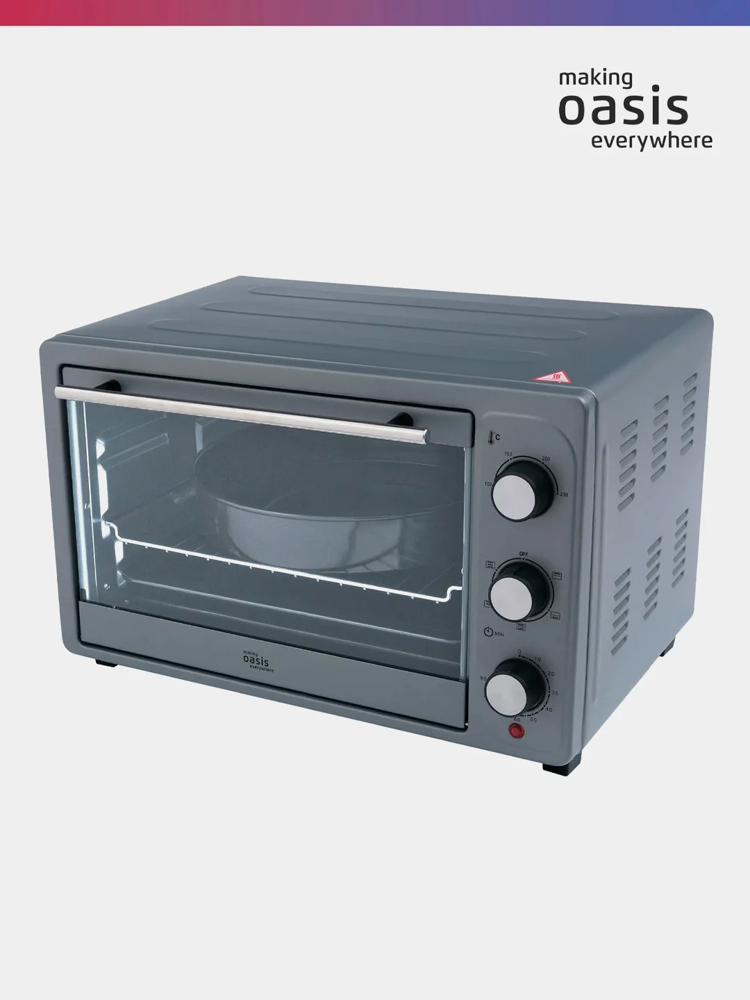 Серый мини-печь "making Oasis everywhere" M-S38CI