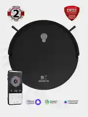 Черный робот-пылесос Polaris PVCR G2 0926W Wi-Fi IQ Home, сухая и влажная уборка