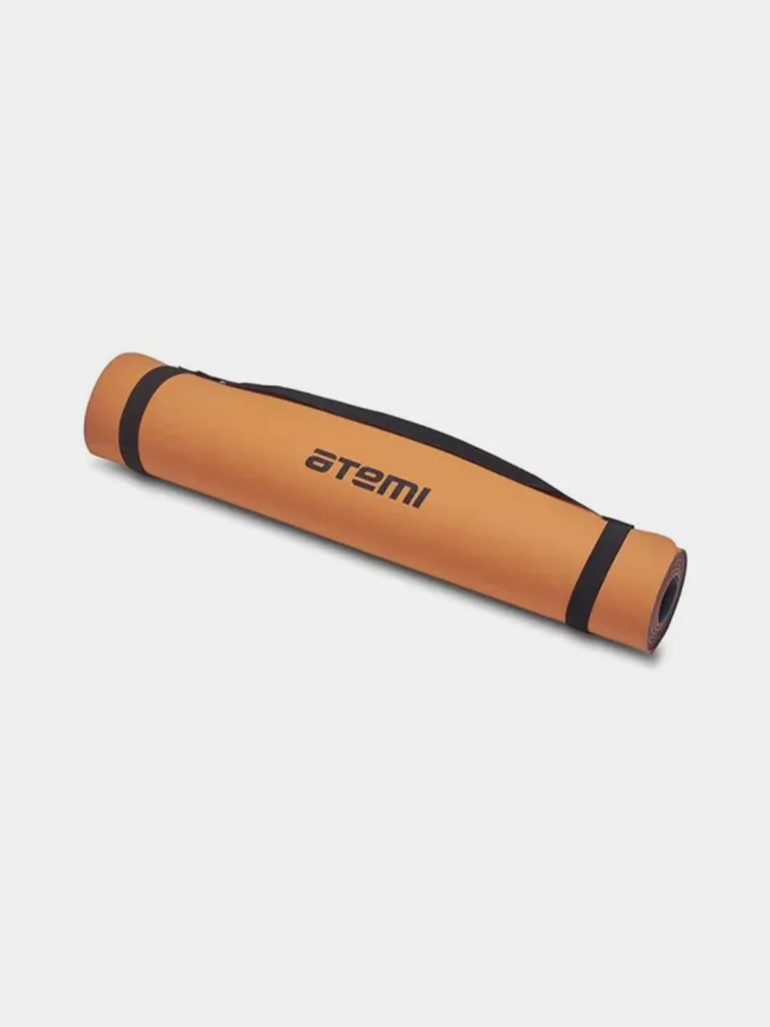 Коврик для йоги и фитнеса Atemi AYM13С, TPE, 173х61х0,4 см, серо-оранжевый