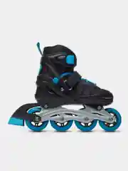 Ролики раздвижные Atemi AIS01BS, S (30-33), PU64, 82A, ABEC-7 Carbon, SB, черно-синие