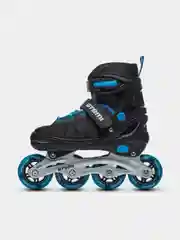 Ролики раздвижные Atemi AIS01BS, S (30-33), PU64, 82A, ABEC-7 Carbon, SB, черно-синие