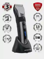Машинка для стрижки волос, бороды и усов Polaris PHC 3017RC Argan Therapy PRO, 6400 об/мин