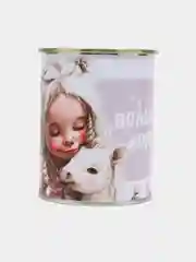 Розовый копилка для денег, монет и купюр