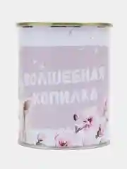 Розовый копилка для денег, монет и купюр