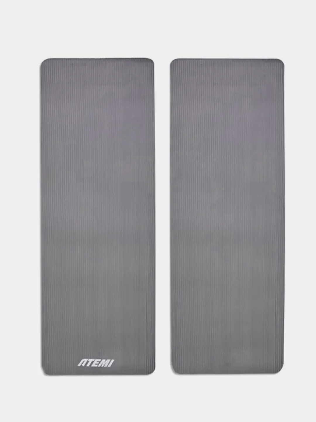 Коврик для фитнеса и йоги Atemi OMP-AYM1GY, NBR, серый, 183 x 61 x 1 см