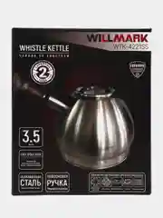 Чайник WILLMARK WTK-4221SS 3,5л матовый