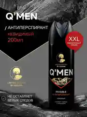 Антиперспирант спрей мужской QMEN "Невидимый", с экстрактом чабреца и женьшеня, 200 мл