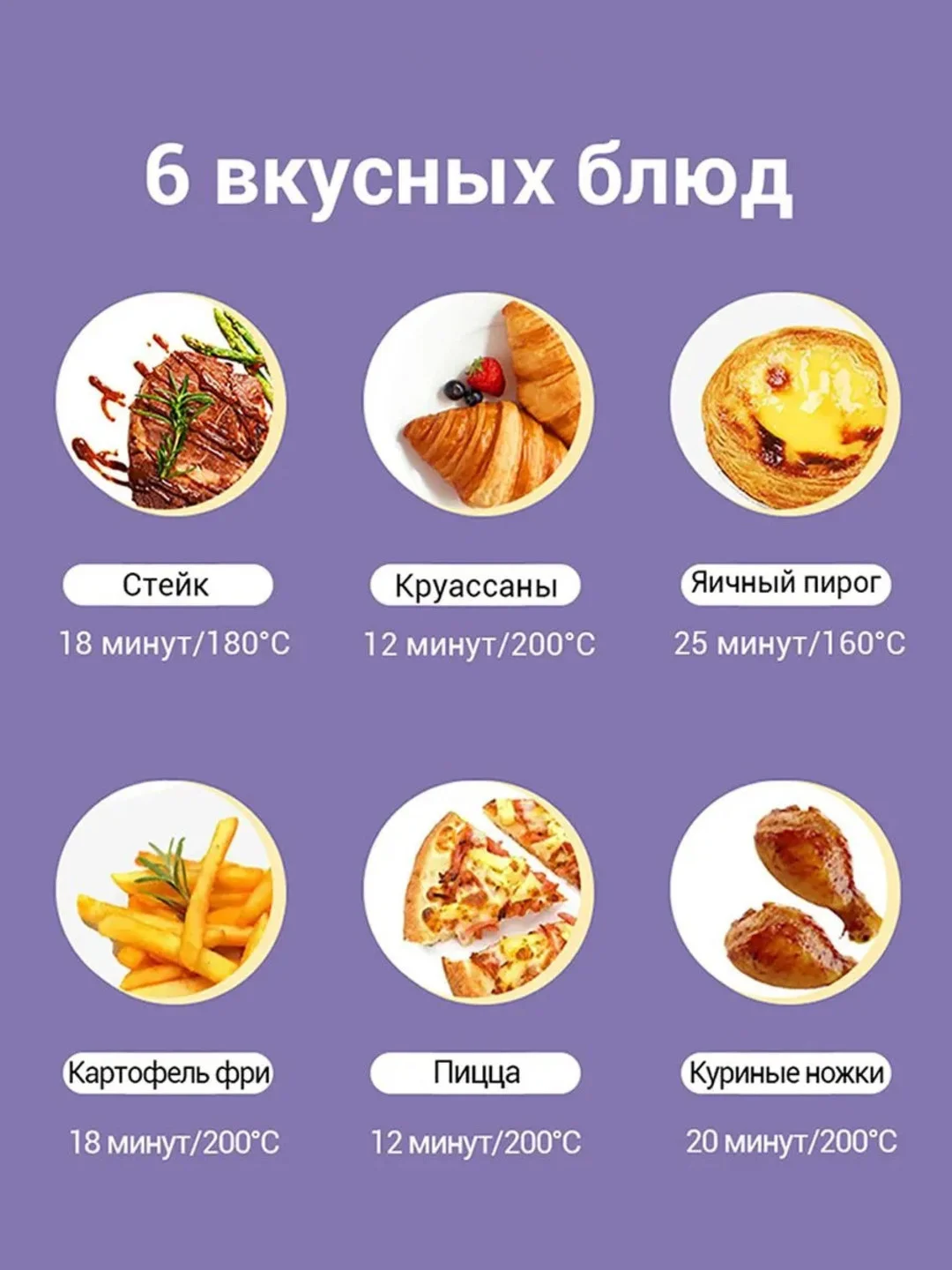 Белый аэрогриль KaringBee JD689, аэрофритюрница
