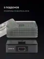 Сушилка для овощей и фруктов Polaris PFD 2108PV, дегидратор, 250 Вт