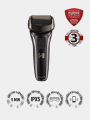 Бритва электрическая Polaris PMF 1013RC wet&dry 5D PROF 3+, 600 мА
