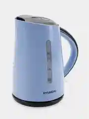 Чайник Hyundai HYK-P2028, 1.7л, 2200Вт, голубой/серый