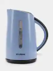 Чайник Hyundai HYK-P2028, 1.7л, 2200Вт, голубой/серый