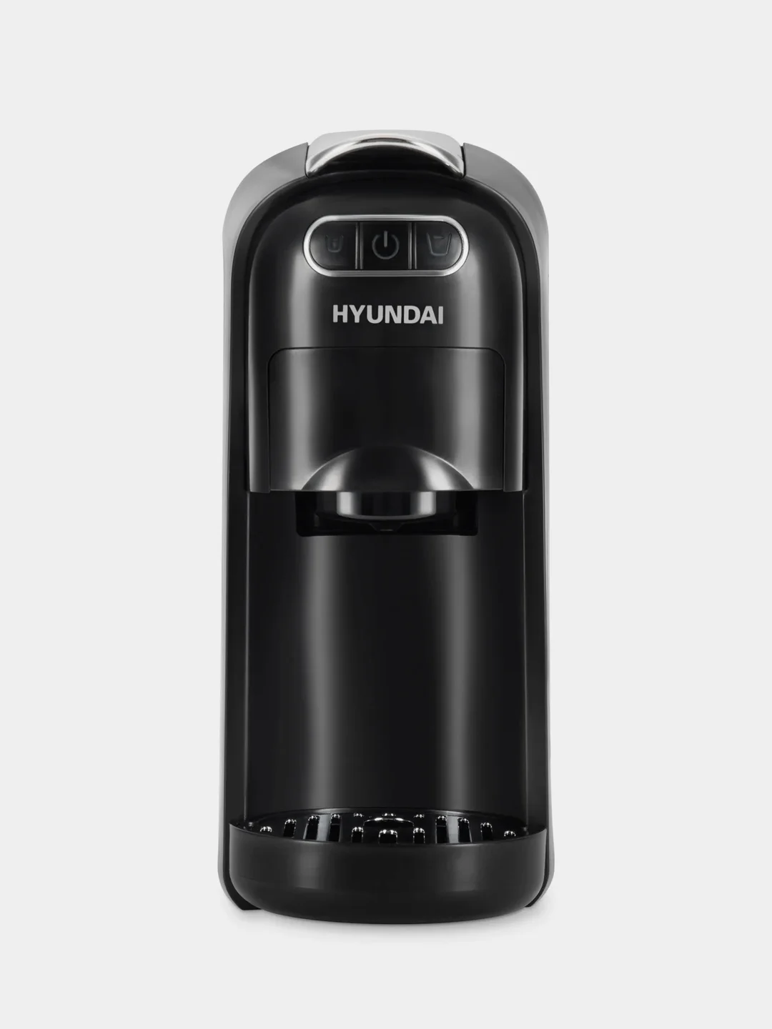 Кофемашина Hyundai HEM-2123, 1400Вт, черный/серебристый