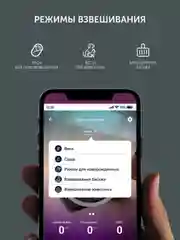 Весы напольные электронные Polaris PWS 1896 IQ Home, умные, антрацит, до 200 кг
