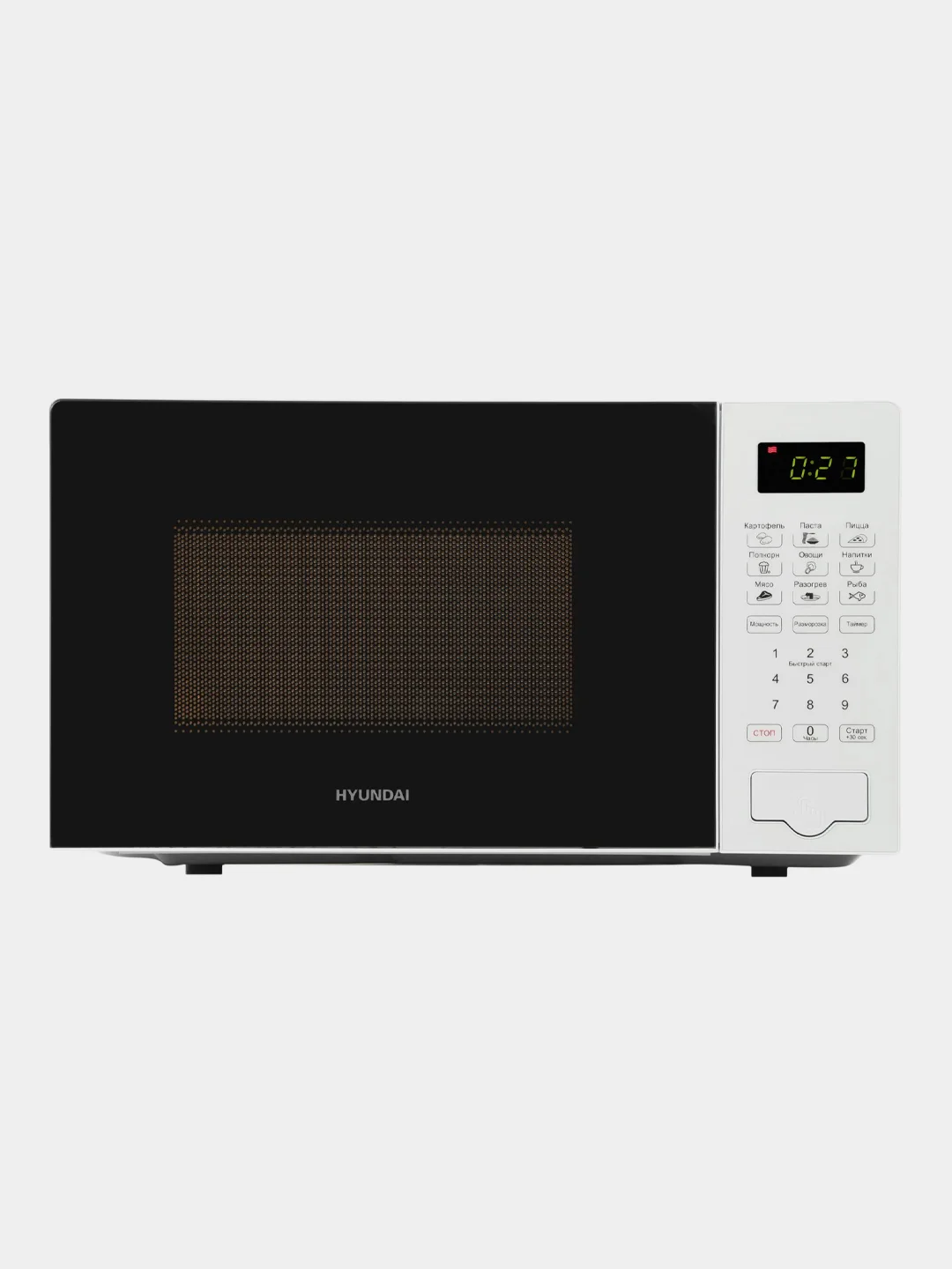 Микроволновая печь Hyundai HYM-D2077, 20л, 700Вт, белый