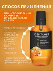 Жидкость для ирригатора DENTAMET 2в1, Облепиха, 580 мл