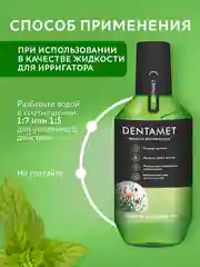 Жидкость для ирригатора DENTAMET Свежесть Алтайских трав, 580 мл