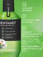 Жидкость для ирригатора DENTAMET Свежесть Алтайских трав, 580 мл