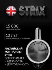 Белый электрический чайник PWK 1746CA Water Way Pro, с подсветкой и верхним заливом, 1,7
