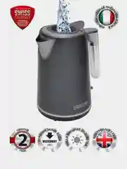 Серый электрический чайник PWK 1746CA Water Way Pro, с подсветкой и верхним заливом, 1,7
