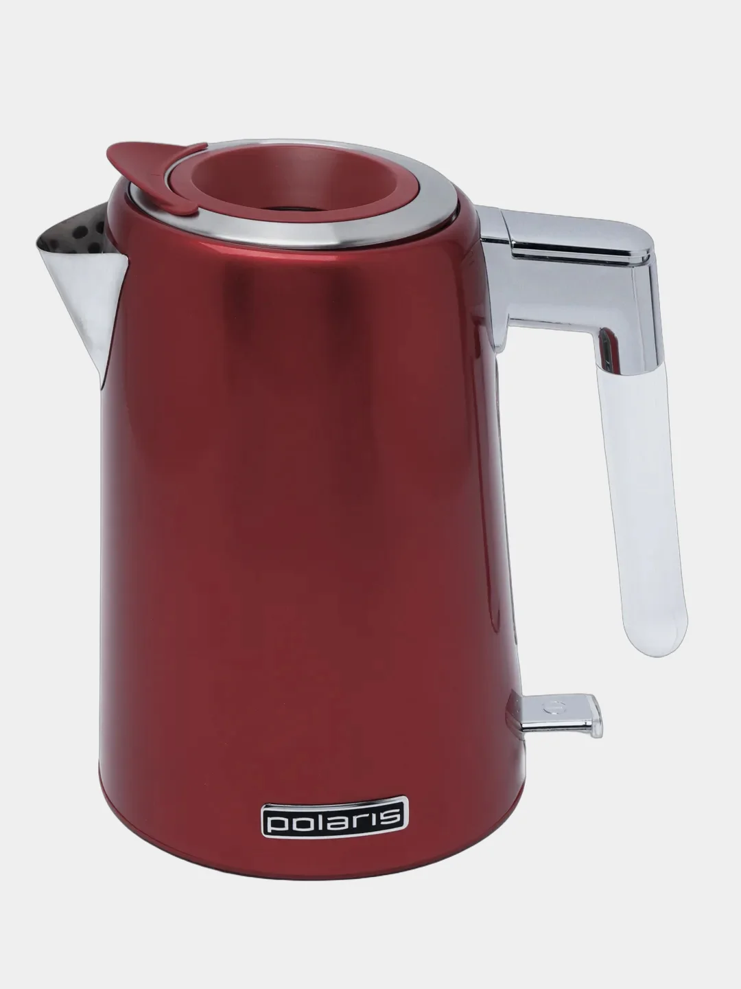 Красный электрический чайник PWK 1746CA Water Way Pro, с подсветкой и верхним заливом, 1,7