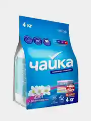 Стиральный порошок Чайка, универсальный, 2 в 1, с кондиционером, 4 кг