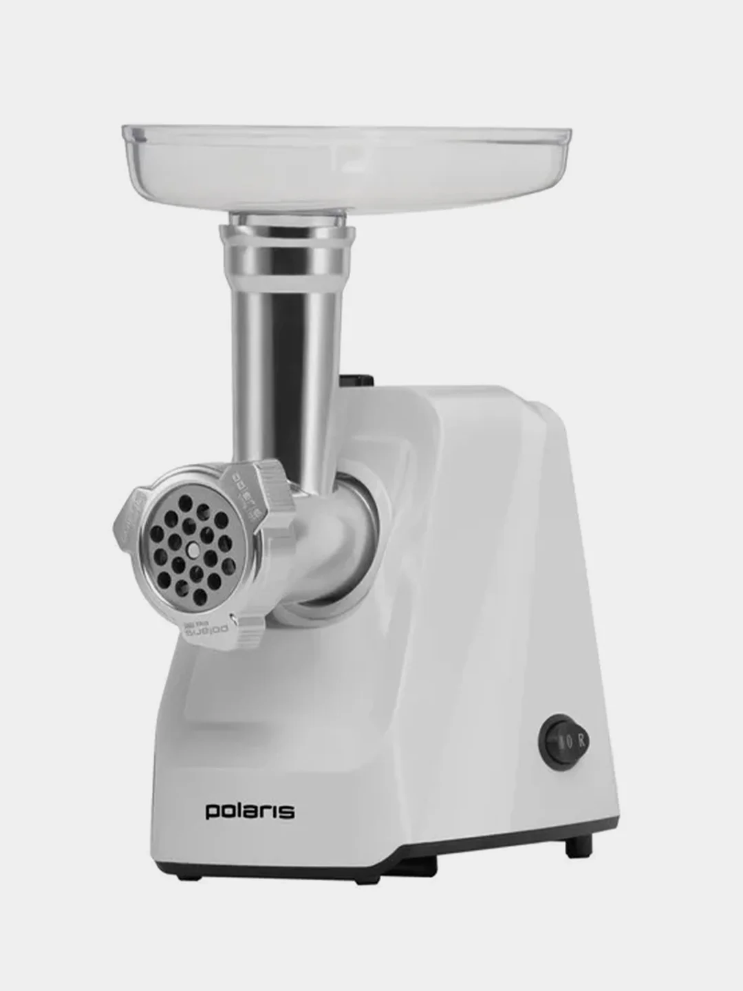 Белый мясорубка электрическая Polaris PMG 1852 RUS, 1800 Вт