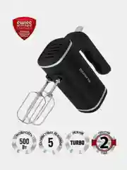 Миксер кухонный Polaris PHM 5014 ручной, черный, 500 Вт