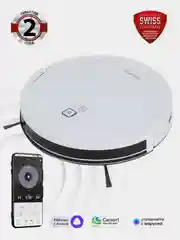 Белый робот-пылесос Polaris PVCR 0726 IQ Home GYRO, сухая и влажная уборка, 25 Вт