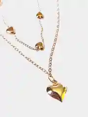 Ожерелье Сердца на двойной цепочке